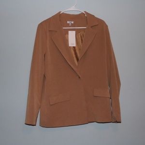 TOBI Tan Over-sized Blazer